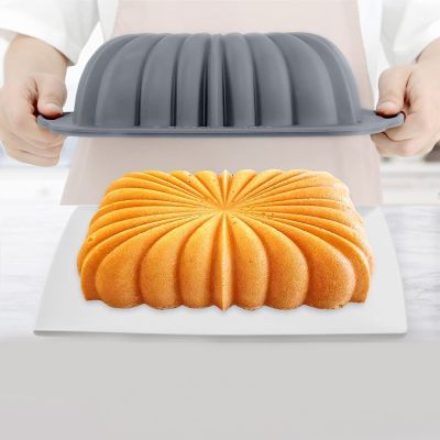 Baking Pan Silicone Mold Rectangular Toast Sponge Mousse Temperature Supplies