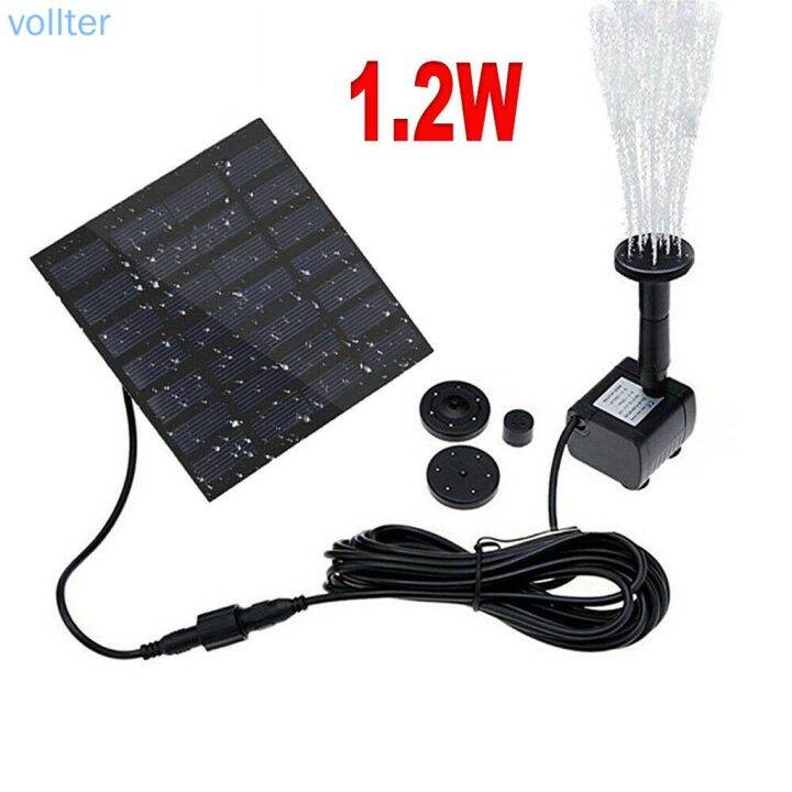 SolarPowered Water Pump for Gardens, Lawns, Pools, Ponds, Fish