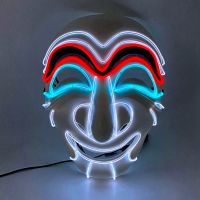 1 Piece Cosplay Luminous Masks Lighting Up in the Dark Night As Shown for Halloween LED Masks