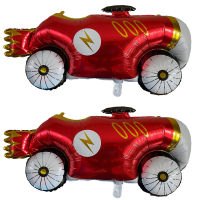 【cw】2 Piece Racing Balloons Vintage Foil Ballon Two Fast Birthday Baby Shower Race Car Theme Party Decoration Red Kids Holiday Gifts ！