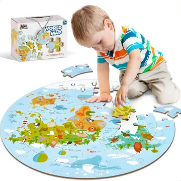 World Map For 3 Year Old Buy World Map Puzzle For Kids Online | Lazada.com.my