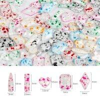 New Fancy Color Eggshell texture Mix Shape Nail Rhinestone Shining Glass Crystal Stones Use For Art for DIY Nail decoration