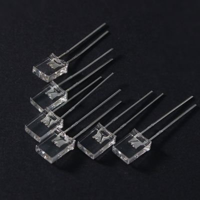 500PCS Transparent LED Diode 2*5*7MM White Red Yellow Blue Green Light Emitting Electrical Circuitry Parts