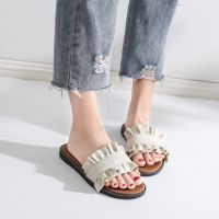 COD DSFEDTGETEER Women Korean Fashion Flats Flippers Sandals