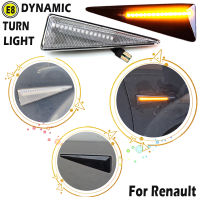 รถด้านข้าง Marker ไฟเลี้ยว LED แบบไดนามิกไฟสำหรับ Renault Megane MK2 CC Espace MK4 Scenic MK2 Wind Avantime Thalia 2