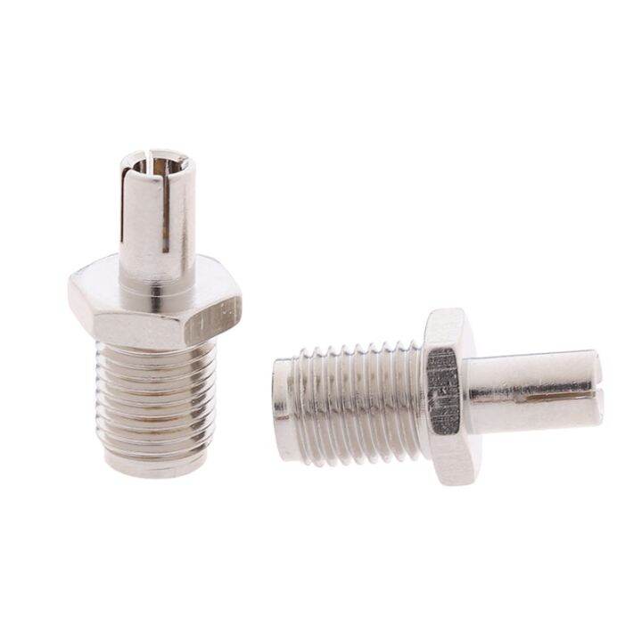 2pcs-rf-coaxial-adapter-sma-to-ts9-coax-jack-connector-sma-female-jack-to-ts9-male-plug-silver-electrical-connectors