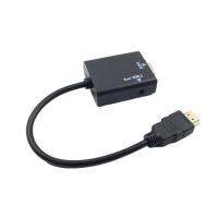 HD 1080P HDMI-compatible To VGA Converter With Audio Digital To Analog Converter Adapter For PC Laptop Projector Displayer Adapters