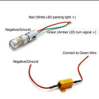 IJDM Complete Whiteamber Switchback LED Lighting Conversion Kit สำหรับ Suzuki Hayabusa GSX1300R ไฟเลี้ยวด้านหน้า