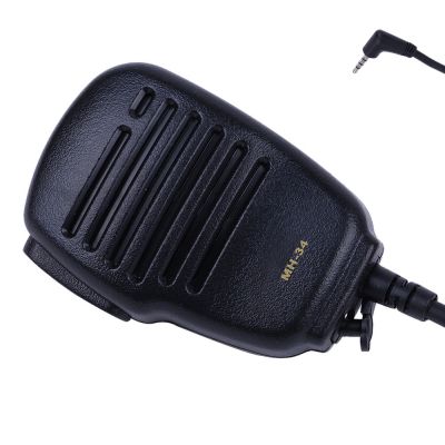 for Yaesu VX-3R FT-60R FT1DR FT2DR MH-34B4B Speaker Microphone Swivel Clip 3.5 mm Earpiece Audio Jack Shoulder PTT Mic