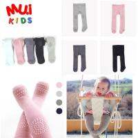 muikids กางเกงเด็ก เลคกิ้งเด็ก เลคกิ้งแบบมีปุ่มกันลื่นที่เท้าและเข่า ใส่ได้ทั้งเด็กหญิงและเด็กชาย