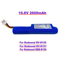 สำหรับ Redmond RV-R151.Redmond Reb-R150.11.1V เครื่องดูดฝุ่นหุ่นยนต์10.8 V และ2600 MAh แบตเตอรี่แบบชาร์จไฟได้