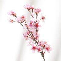 Xmas Decor Simulation Branch Wedding Christmas Ornaments Cherry Blossom Artificial Flower Fake Flower Branch Sakura Artificial Flowers  Plants