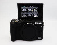 Canon EOS M3 Mirrorless Wi-Fi NFC Camera Black Body ตัวกล้อง, PC2064, จุดโฟกัส 49 จุดพร้อมระบบ Hybrid CMOS AF III, Intuitive touch screen 3.0 tilt-type LCD monitor, APS-C CMOS ความละเอียด 24.2  366 กรัม WiFi
