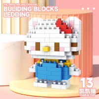 Cartoon Anime Building Blocks Figure Small Particles Assembled Building Bricks Puzzle Toys For Kids Gifts