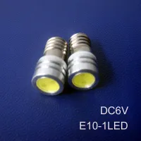 【▼Hot Sales▼】 gaqiugua6 คุณภาพสูง E10 Led 6V 0.5W 6.3V ไฟอุปกรณ์ไฟ Led E10โคมไฟ Led E10 5ชิ้น/ล็อต