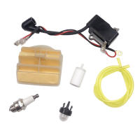 2021Ignition Coil Air Filter Kit Fits for Husqvarna Chainsaw 445 450 450E and Jonsered 2245 2250 Chainsaw Replace Number 573935701