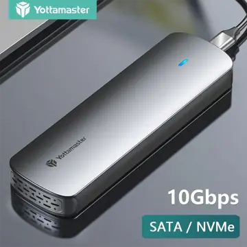 Yottamaster M.2 Nvme Dual Bay USB C SSD Enclosure 10Gps Tool-Free