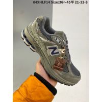 HOT 【 Original】 NB * 2002 R รองเท้าวิ่งรองเท้ากีฬาแฟชั่นระบายอากาศสีเทาสีเขียวตัวใหม่