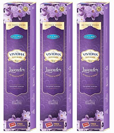 ULLAS VIVIDHA Lavender AGARBATTI Sticks 110 gm