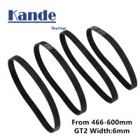 ❀✢ 3D Printer Parts GT2 6mm Closed Loop Rubber Timing Belt 466 468 480 484 488 494 500 520 524 528 540 550 570 586 600mm 2GT 1pcs