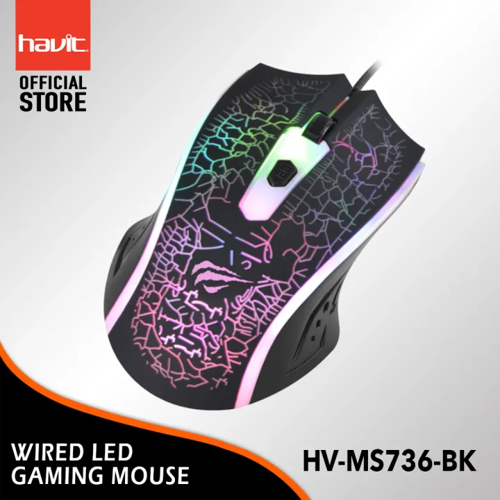 HAVIT HVMS736 LED Backlight Wired Gaming Mouse Lazada PH