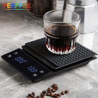 จอแสดงผล LCD หน้าจอสัมผัสกาแฟขนาดจับเวลาความแม่นยำสูง Digital Electronic Scale Home KITCHEN อาหารกาแฟขนาด 3 กก./0.1g-dfgsrertersd