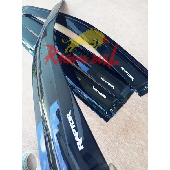 2018 - 2022 Ford Raptor Premium Rain Visors - Gloss Finish - Thailand ...