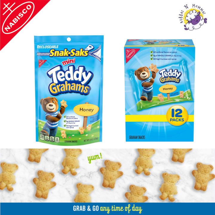 Teddy Grahams Honey Graham Snacks 8 Oz Bag Lazada Ph 5298