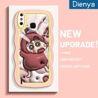 "เคส Dienya สำหรับ Infinix Smart 4เคส X653 4C ลายการ์ตูนช็อคโกแลตสีสันสดใสขอบคลื่นเคสมือถือกันกระแทกแบบใสนิ่มเรียบง่ายฝาครอบป้องกันโปร่งใสลายกล้องถ่ายรูปสร้างสรรค์"