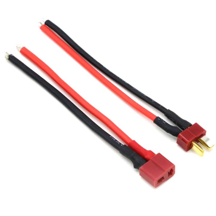 yf-1pcs-deans-style-t-plug-male-female-connector-with-10cm-16awg-silicone-wire-for-rc-lipo-model