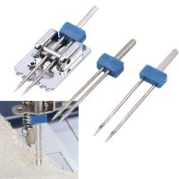 ♣∋❣ 3pcs/set New Sewing Tools Double Twin Needles Wrinkled Sewing Presser Foot For Sewing Machine Size 2/90 3/90 4/90