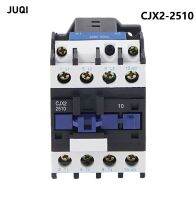 CJX2-2510คอนแทคเตอร์มอเตอร์กระแสตรงรีเลย์3เฟส25A 3ขั้ว24VAC 1NO 36V 380V 220V ขดลวดโวลต์มอเตอร์แม่เหล็กหน้าสัมผัส35มม. ราง Din