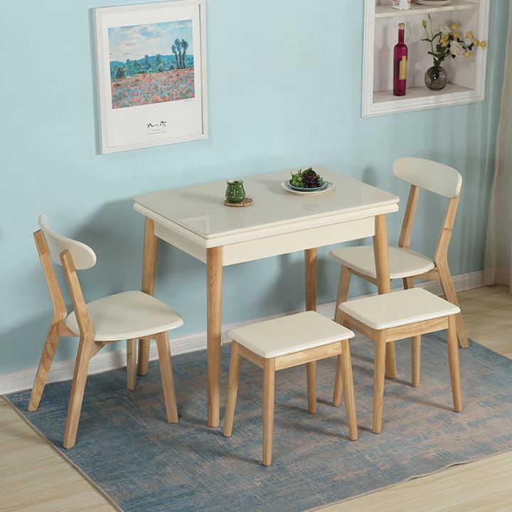 cod-simple-solid-foldable-dining-telescopic-and-chair-combination-home-apartment-multi-functional-meal