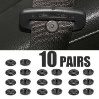 【CW】 10Pcs Car Parts Plastic Safety Stopper Spacing Buckle Clip Retainer Seatbelt Stop