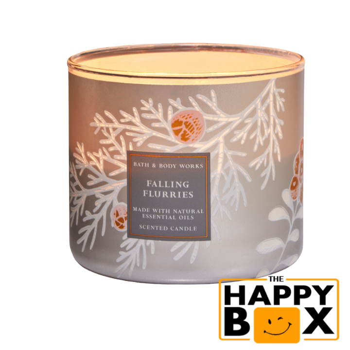 Bath and Body Works 3 Wick Candle FALLING FLURRIES Lazada PH