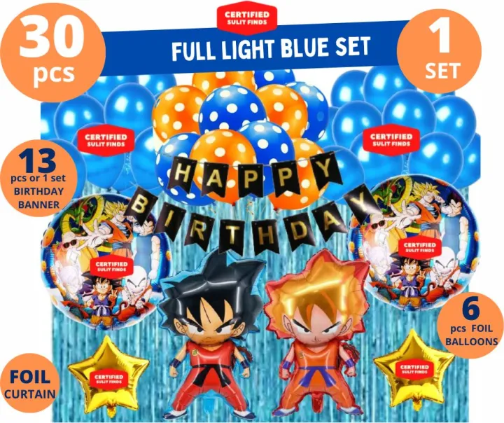 Dragon Ball Z Theme Party Decorations Set Goku Gokou Dragon Ball Z