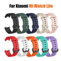 {zhiyun Watchshop}สายสีทึบสำหรับ Xiaomi Mi นาฬิกา Lite สร้อยข้อมือซิลิโคนสายนาฬิกาข้อมือสายรัดข้อมือ Xiaomi Xiami My Watchlite วงสายรัด