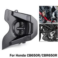 ฝาครอบการ์ดเฟืองโซ่ด้านหน้าสำหรับ Honda CB650R CBR650R CB 650R CBR 650R 2019-2023 21 2022อุปกรณ์แต่งโซ่ฟันเฟืองมอเตอร์ไซค์