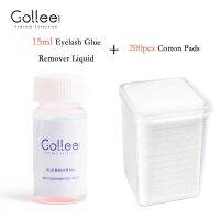 【YF】 Gollee Tweezer Glue Remover 15ml Alcohol Cleaning Gule Sponge Paper Cotton 200pcs