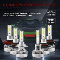 DiRealG1 2Pcs Car Headlight H7 Bulbs Headlamp H1 H11 H8 H9 9006 HB4 H4 9005/HB3 9012 LED Lamps 110W 20000LM Auto Fog Light 6000K