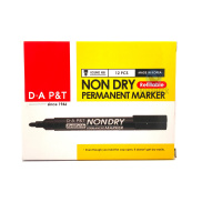 Hộp 12 cây bút viết lông dầu D-A P&T Nondry Non dry Sản xuất tại Hàn Quốc