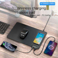 Jelly Comb Multi-function Mouse Pad with Wireless Charging Desk Mouse Mat 15W Wireless Charger Mousepad for Office Home