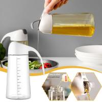 Household Automatic Opening And Closing Oil Pot, Glass Kitchen Oil Pot Proof, Capacity Oil Leak Large Bottle, G1H3