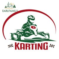 EARLFAMILY 13เซนติเมตร X 9.7เซนติเมตร K Arting สติ๊กเกอร์แข่ง Gokart Go K Art สติกเกอร์รถไวนิลรถร่างกายลำต้น4x4ตกแต่งตลกรถจัดแต่งทรงผม