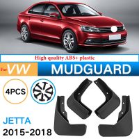 4ชิ้นสำหรับ Volkswagen VW Jetta 2015-2018 MK6บังโคลนกันชนรถชายบังโคลนสาดพนังอุปกรณ์เสริมรถยนต์