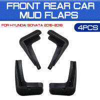 รถด้านหน้าด้านหลังรถ Mudguards Fender Flares Mud Guard Flap Anti Splash Mudflaps สำหรับ HYUNDAI SONATA 9th 2015 2016 2018 2019