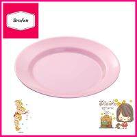 จานเมลามีนตื้น 8 นิ้ว BEST BUY CLASSIC สีชมพูMELAMINE PLATE 8IN BEST BUY CLASSIC PINK **หมดแล้วหมดเลย**