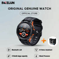 BOZLUN Smart Watch เดิมบลูทู ธ สมาร์ทนาฬิกา AI เสียงผู้ช่วยกีฬาฟิตเนสสมาร์ทนาฬิกานอนหลับอัตราการเต้นของหัวใจ Monitor IOS Android C25 Smartwatch