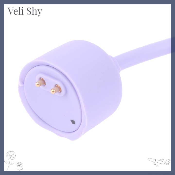 veli-shy-สายรัด-jam-tangan-magnet-สายชาร์จเร็วหลากสีสำหรับสมาร์ทแบนด์-mi-band-5สำหรับ-mi-band-7-6-5