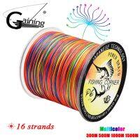 16 Strands Fishing Braided Line 300M/500M/1000M/1500M Multifilament Multicolor Japan Saltwater Fishing Line